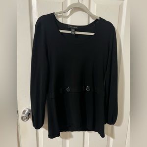 Beautiful black top by Cable & Gauge. Never worn. Size Medium.
